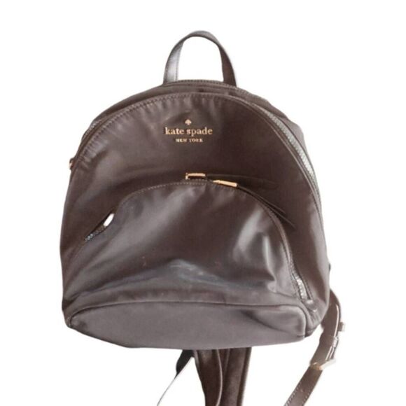 KATE SPADE Karissa Nylon Medium Backpack Black Classic Logo #wkru6586 - Picture 4 of 9